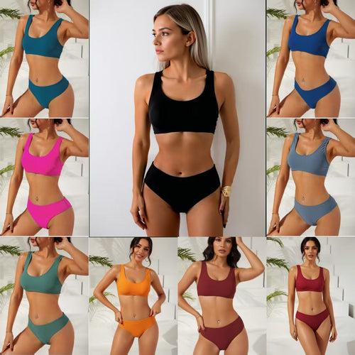 Damen Sportlicher Bikini mit körperbetontem Schnitt – Maréssa
