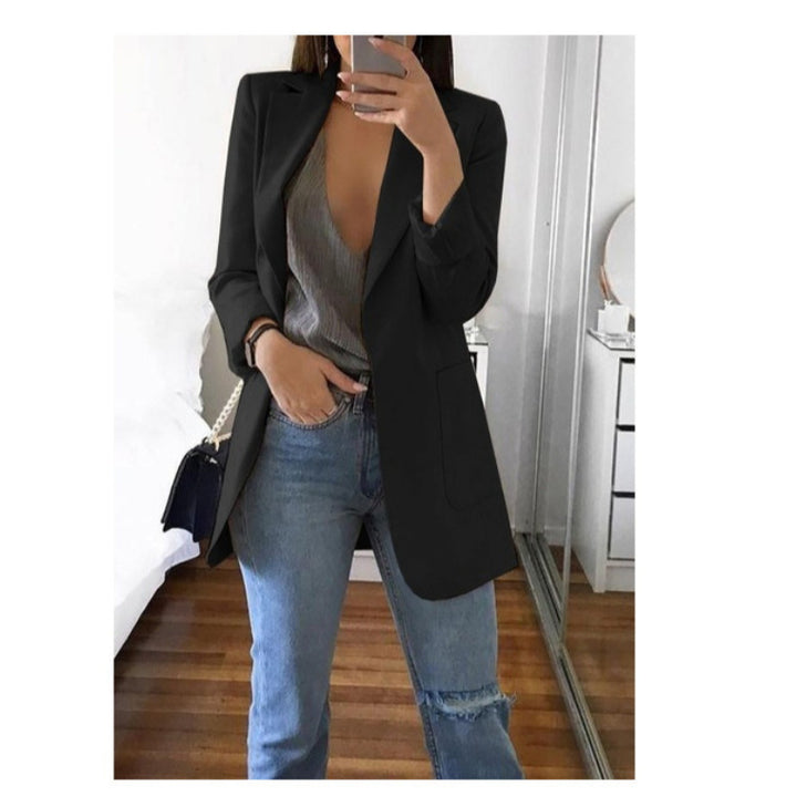 Damen eleganter Blazer mit tailliertem Schnitt und praktischen Taschen Echo Archiv