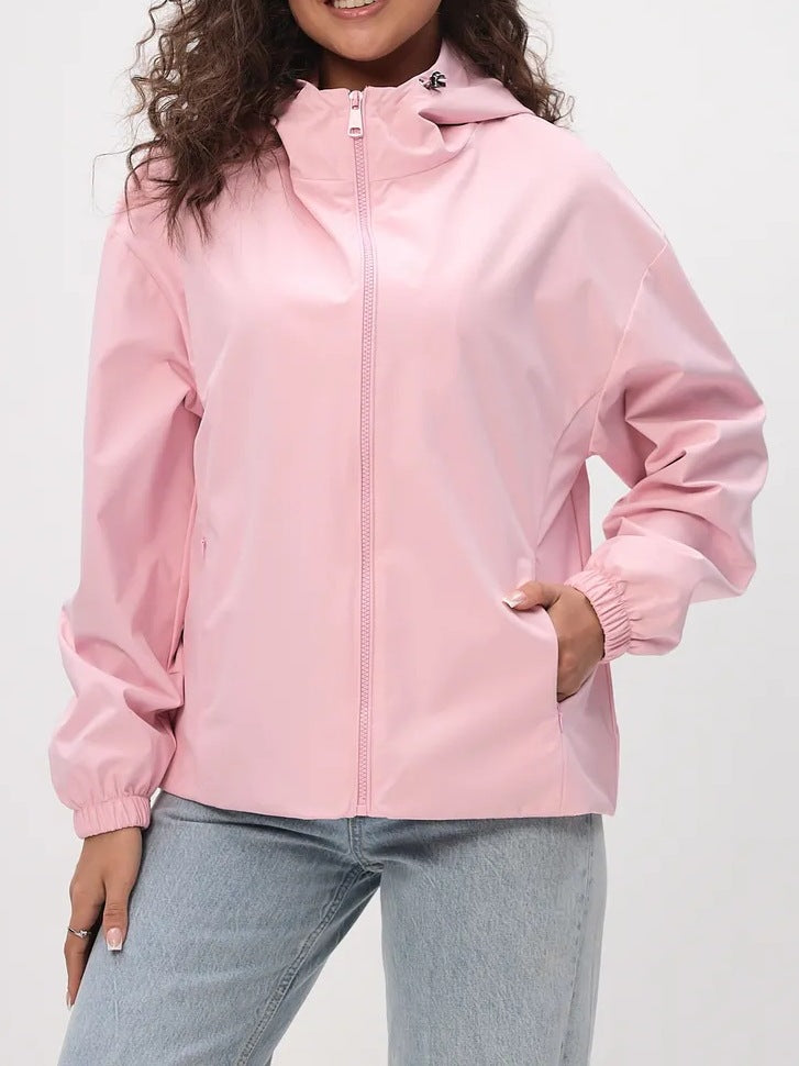 Damen Leichte Freizeitjacke mit Kapuze – Célinea