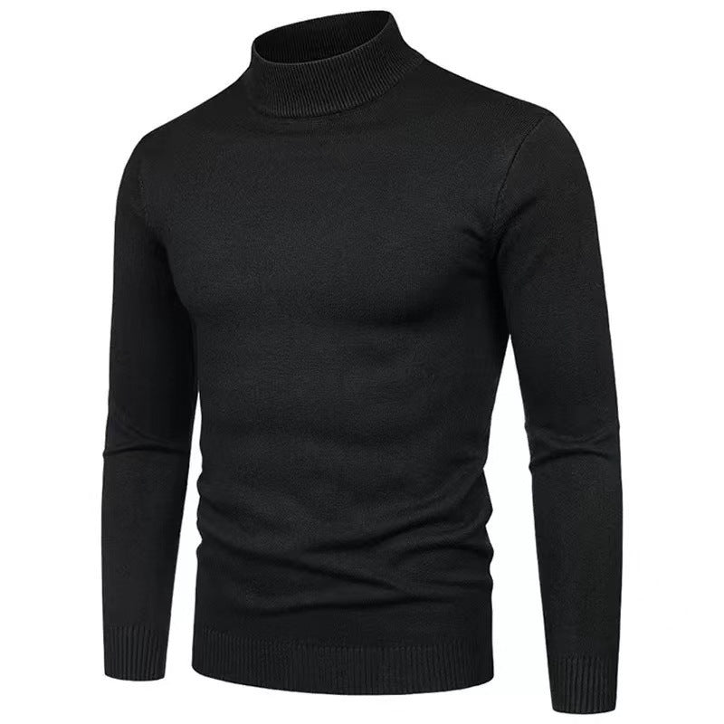 Herren Rollkragenpullover aus hochwertigem Strickmaterial Echoarchiv