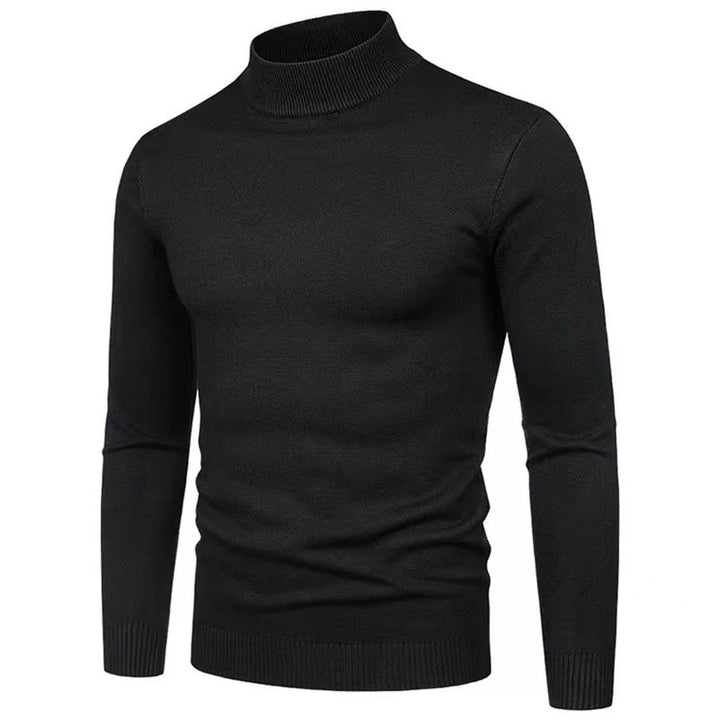 Herren Rollkragenpullover aus hochwertigem Strickmaterial Echoarchiv