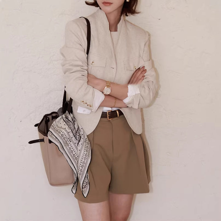 Damen Eleganter Blazer mit vielseitigen Styling-Optionen Echoarchiv