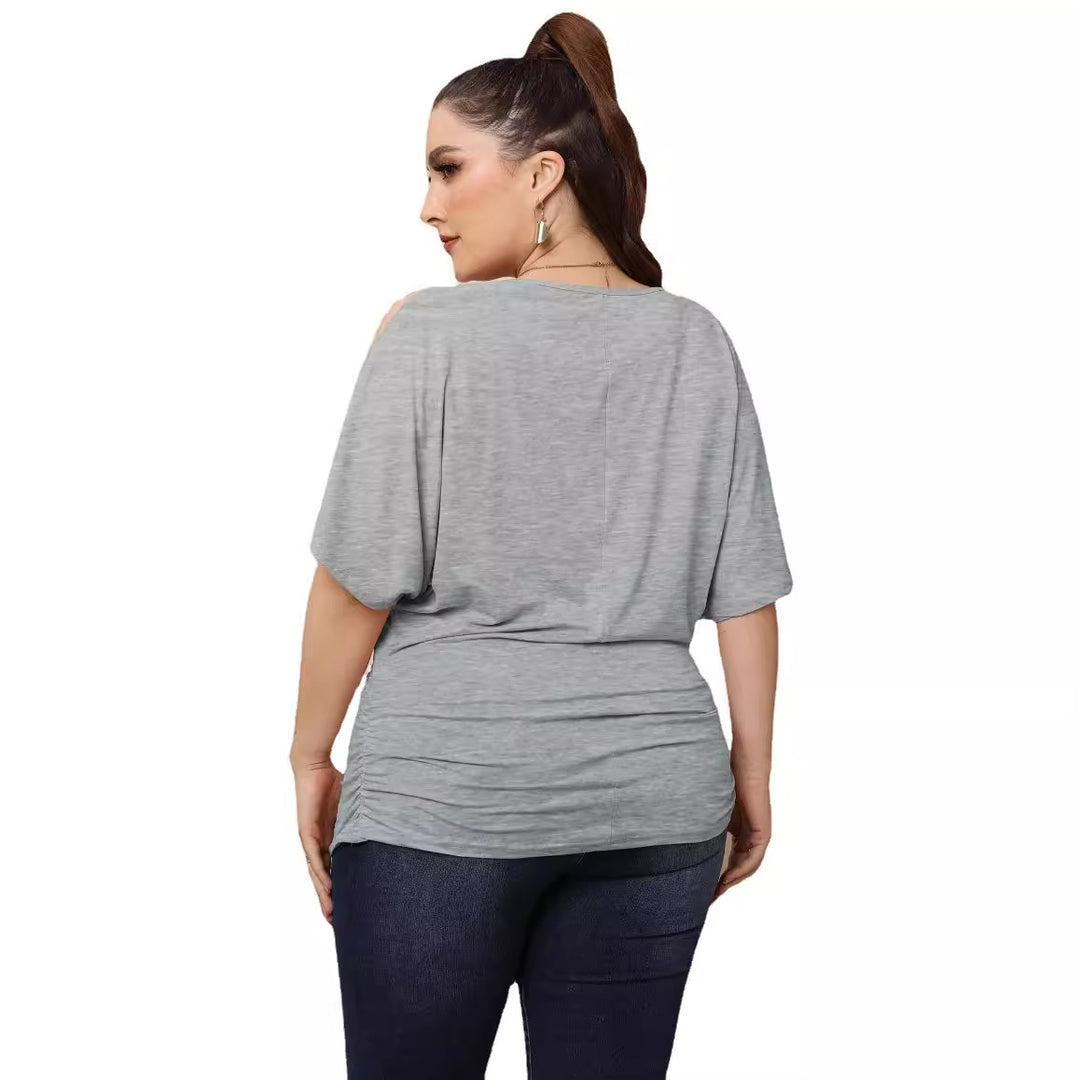Damen legere Bluse mit Faltenwurf Echo Archiv