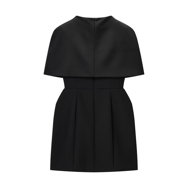 Damen elegantes Hochzeitskleid mit Cape-Ärmeln und tailliertem Schnitt Echo Archiv