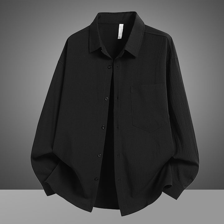 Herren Lässiges Overshirt mit praktischer Brusttasche und modernem Schnitt Echoarchiv