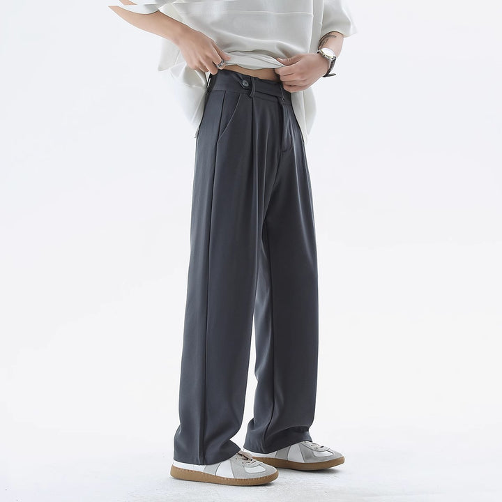 Herren Elegante und lässige High-Waist Hose Echoarchiv