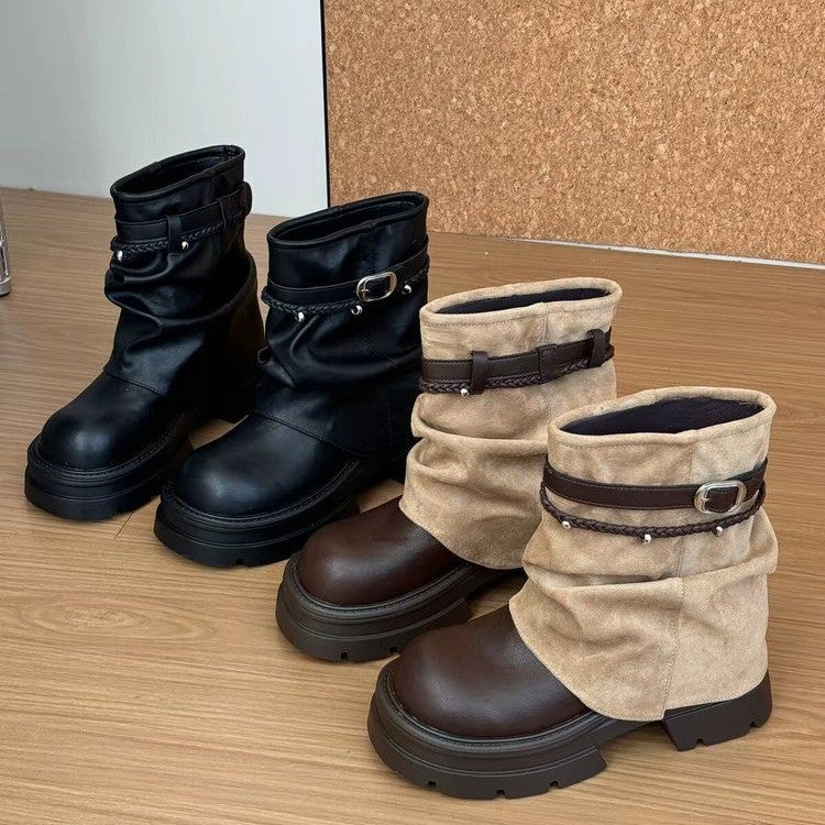 Damen Modische und Bequeme Stiefeletten – Varelle