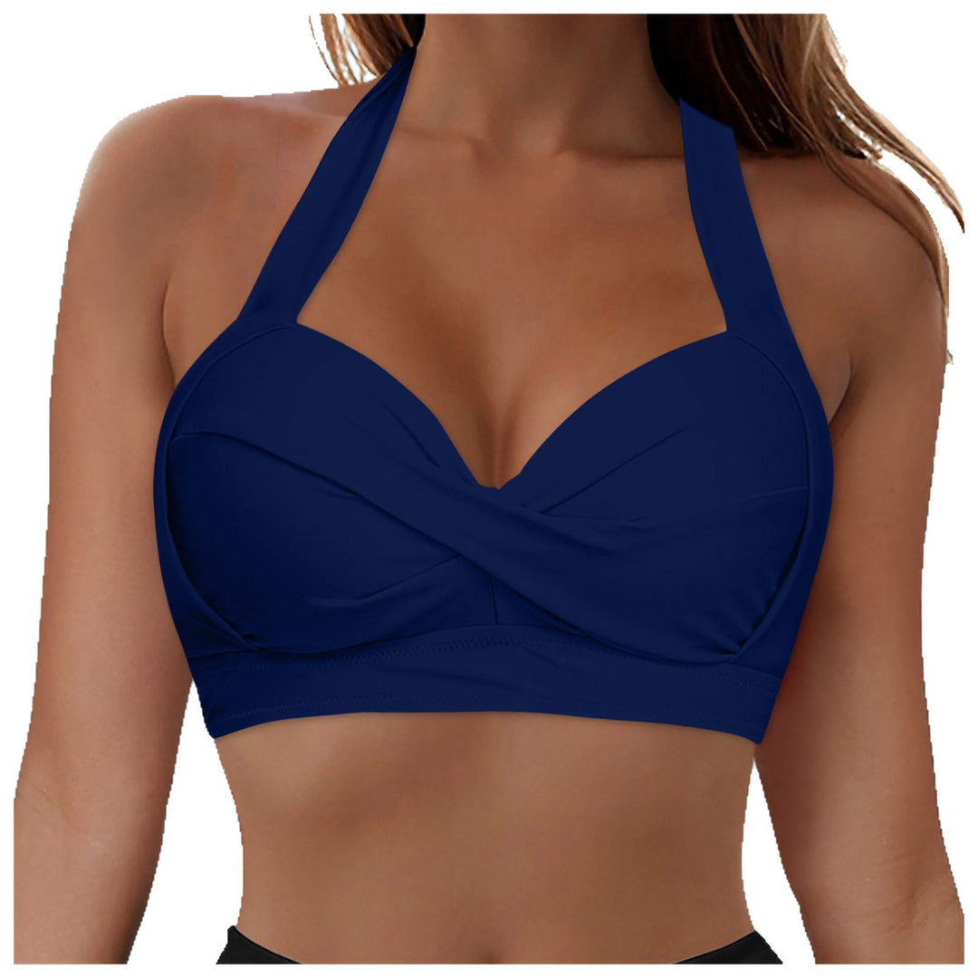 Damen Modisches Bikinioberteil mit Wickeldesign Echo Archiv