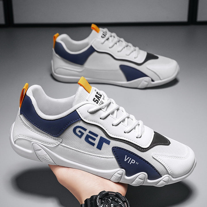 Herren Atmungsaktive Retro-Low-Top Sneaker mit gepolsterter Laufsohle Echoarchiv