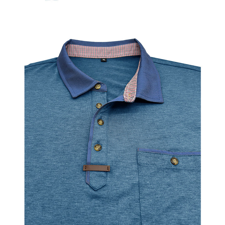 Herren Polo-Shirt mit modernem Kragen Echoarchiv
