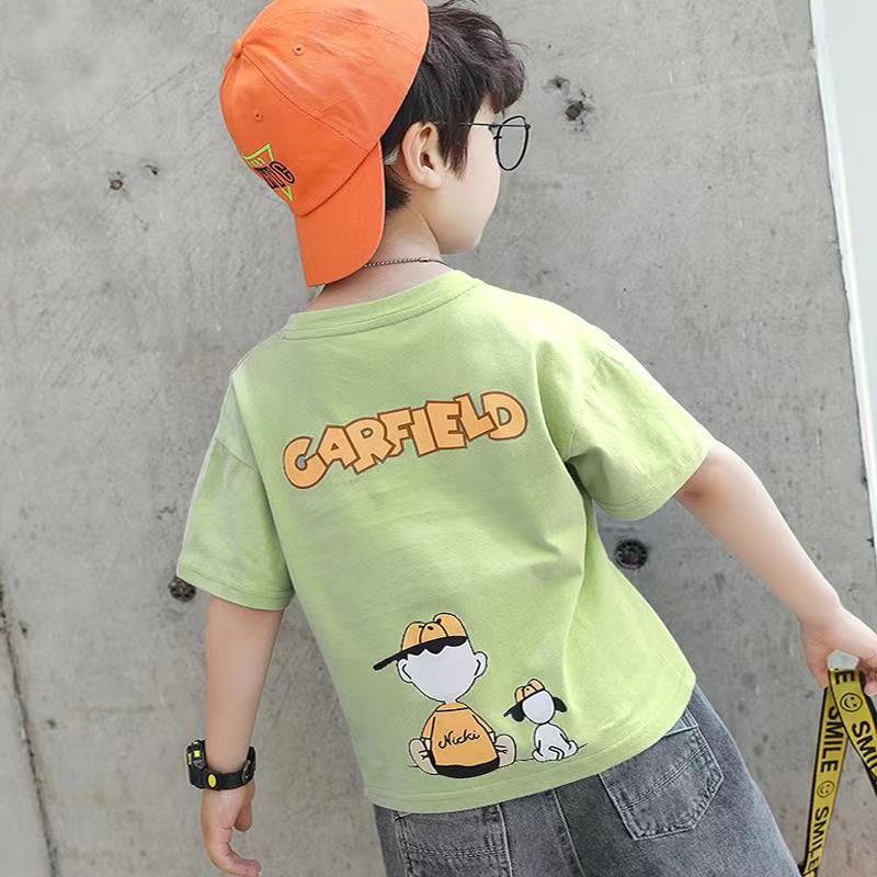 Jungen Baumwoll-T-Shirt mit coolem Cartoon-Design Echo Archiv