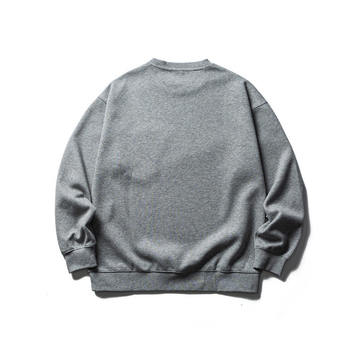 Unisex Oversize-Sweatshirt mit kontrastierender Brusttasche und D-Ring Echo Archiv