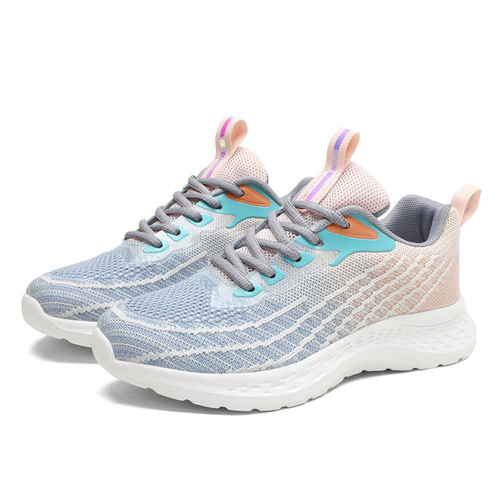 Damen nan niedriger Performance-Sneaker mit dreidimensionalem Mesh, reaktiver EVA-Dämpfung und Zuglasche Echo Archiv