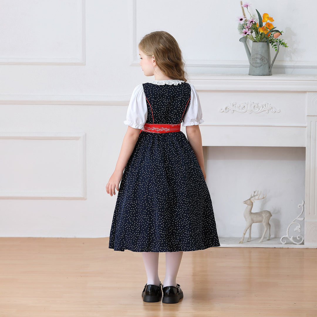 Damen nan traditionelles Dirndlkleid für Mädchen mit abnehmbarer Schürze Echo Archiv