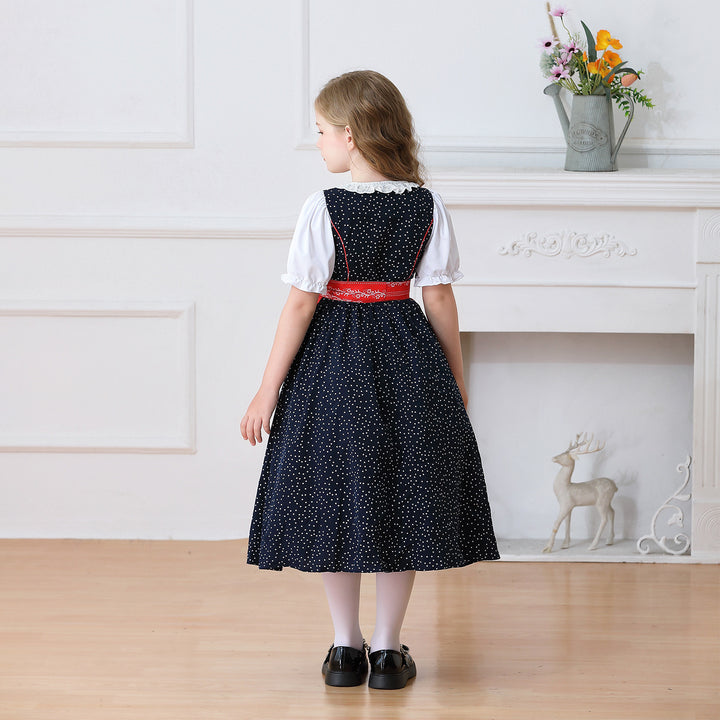 Damen nan traditionelles Dirndlkleid für Mädchen mit abnehmbarer Schürze Echo Archiv