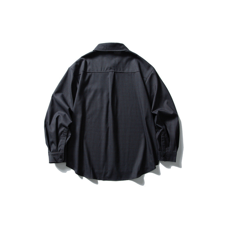 Herren Relaxed‑Fit Karohemd mit abgerundetem Saum und Brusttasche Echoarchiv