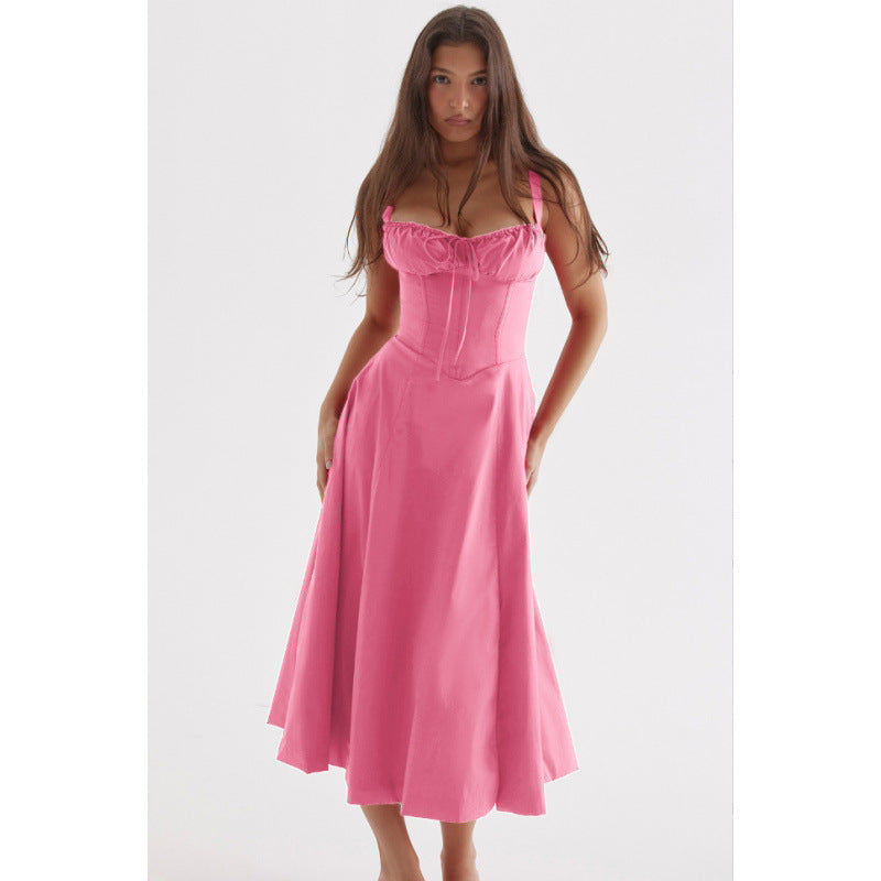 Damen Maxikleid mit floralem Design und elegantem Schlitz Echo Archiv