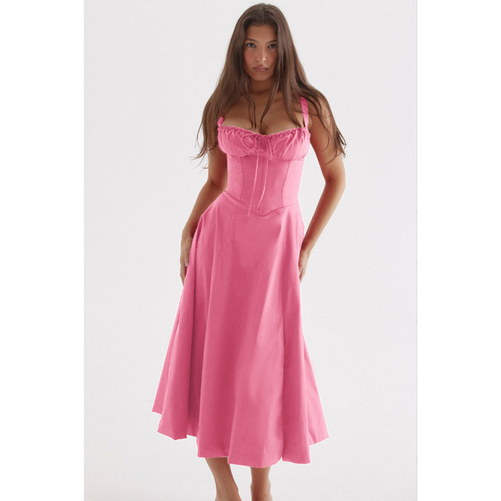 Damen Maxikleid mit floralem Design und elegantem Schlitz Echo Archiv