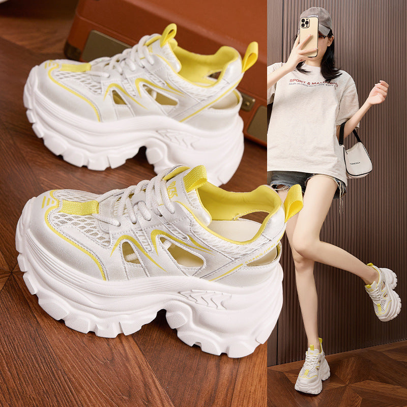 Damen Chunky Sneakers mit atmungsaktiver Netzstruktur und komfortabler Dämpfung Echo Archiv