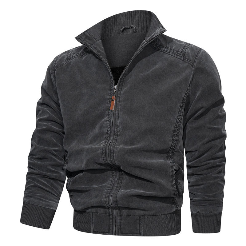 Herren Sportliche Bikerjacke Echo Archiv
