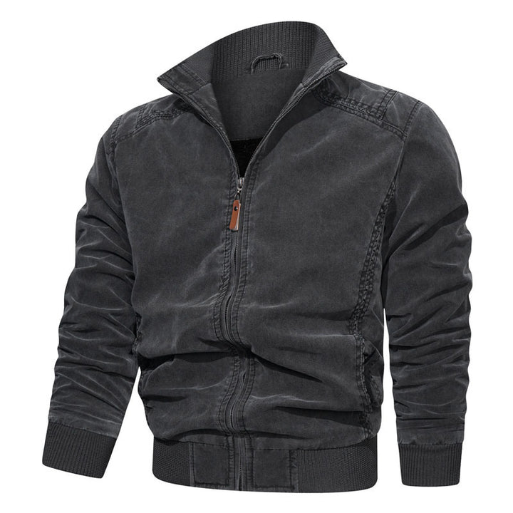 Herren Sportliche Bikerjacke Echo Archiv
