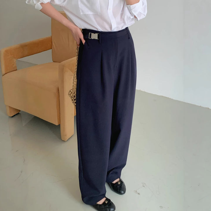 Damen Weite Bundfaltenhose Echo Archiv