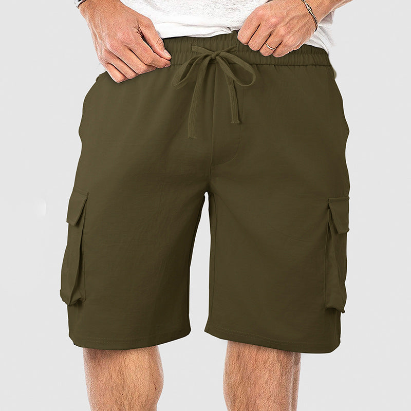 Herren Cargo-Shorts mit elastischem Bund und praktischem Taschen-Design Echoarchiv