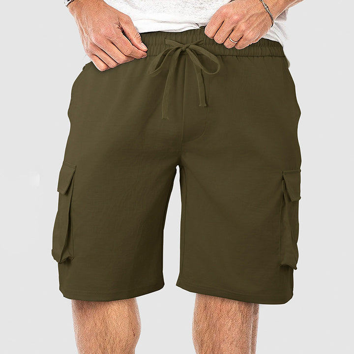 Herren Cargo-Shorts mit elastischem Bund und praktischem Taschen-Design Echoarchiv