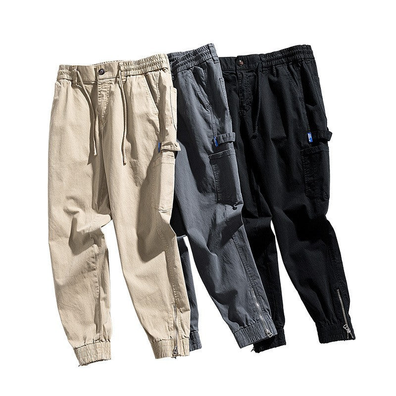 Herren Cargo-Jogginghose im Utility-Look mit elastischem Tunnelzugbund und verstärkten Pattentaschen Echo Archiv