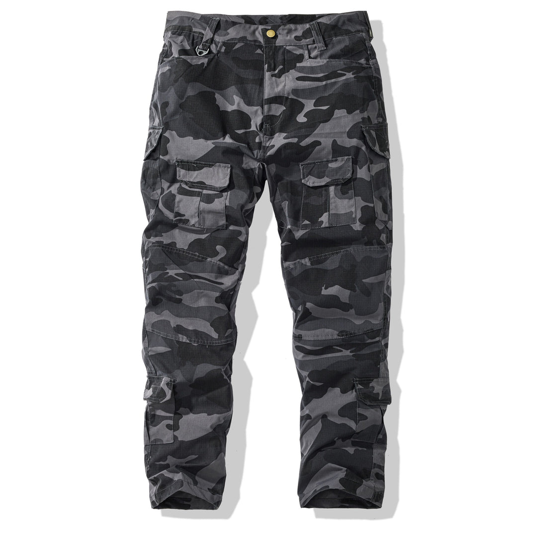 Herren Cargohose im Camouflage-Design mit vielseitigen Taschen Echoarchiv
