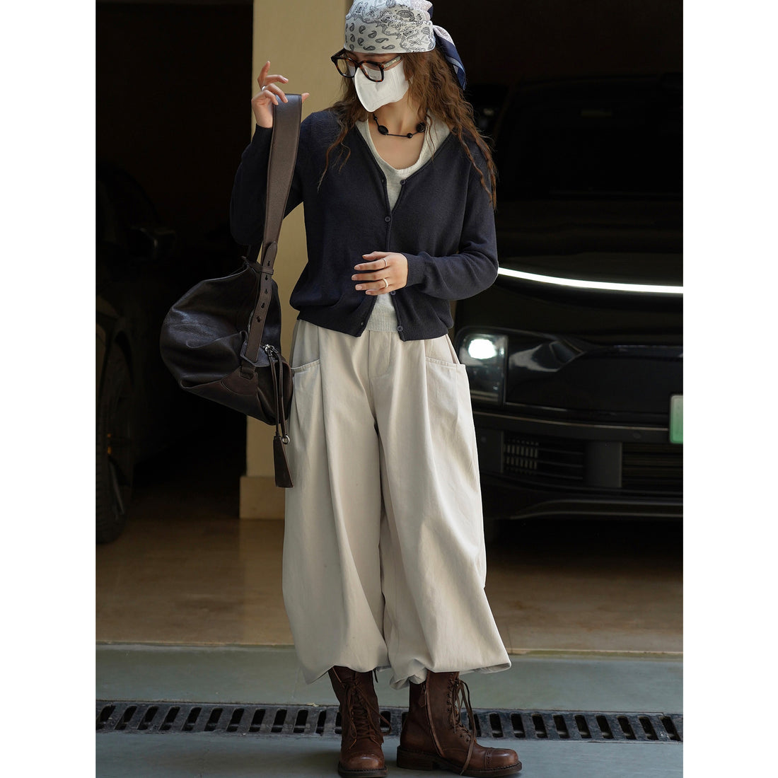 Damen Feinstrick-Cardigan mit offener Front, geripptem Saum und kastiger Silhouette Echoarchiv