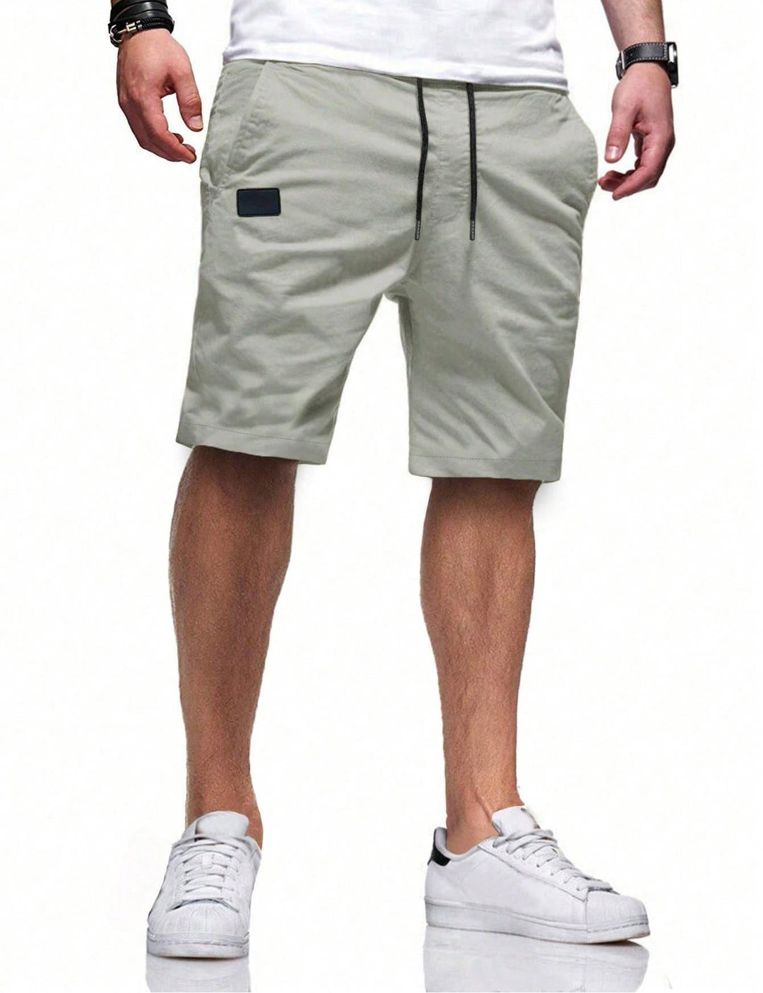 Herren bequeme Sport Shorts mit praktischen Taschen und elastischem Bund – Marzano