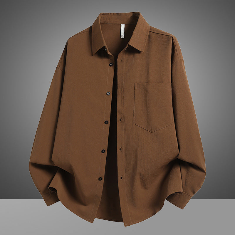 Herren Lässiges Overshirt mit praktischer Brusttasche und modernem Schnitt Echoarchiv