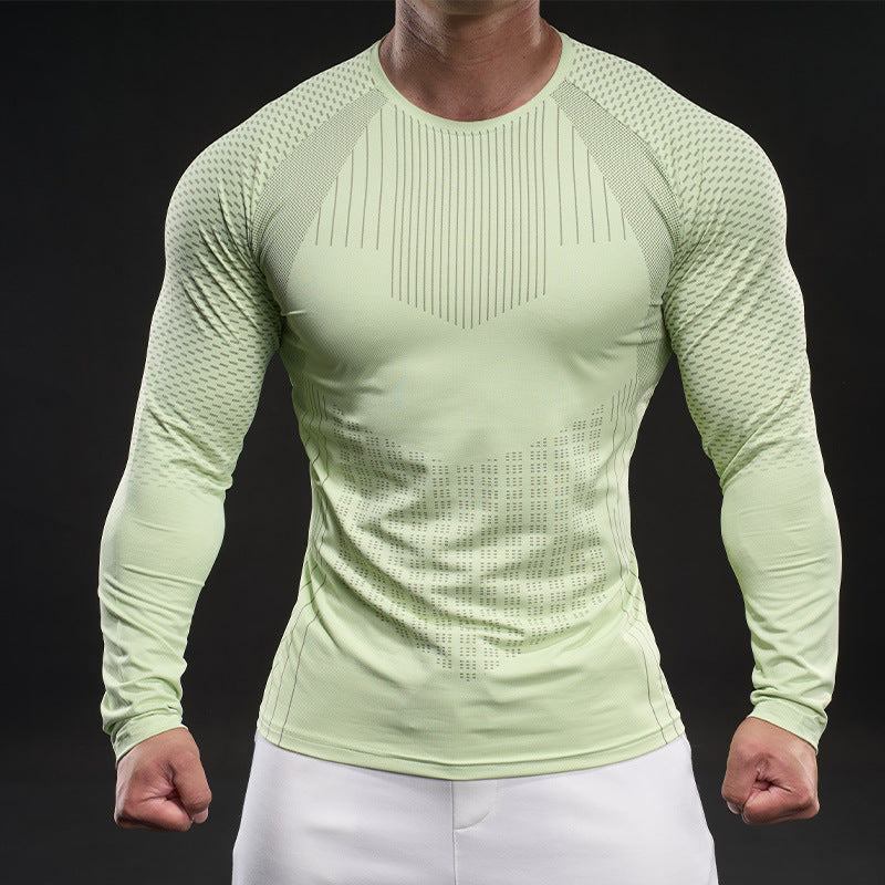 Herren langärmeliges Funktionsshirt mit atmungsaktiver Mesh-Technologie Echoarchiv