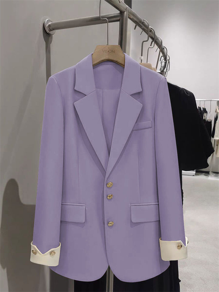 Damen Eleganter Blazer mit goldenen Knopfdetails Echo Archiv