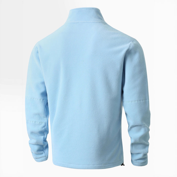 Herren Fleece-Pullover mit praktischen Reißverschlusselementen und hohem Kragen Echoarchiv