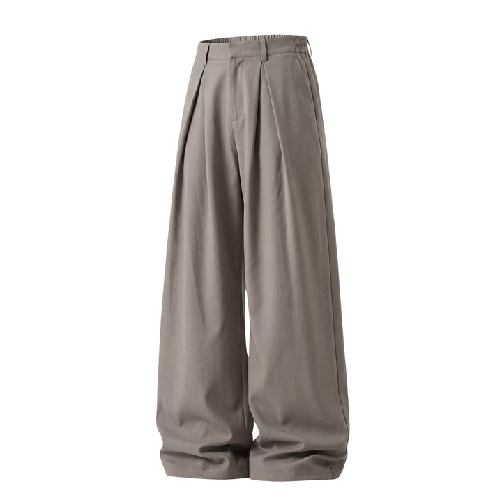 Damen Extraweite Palazzohose mit Bundfalten, hohem Bund und elastischem Seitenbund Echo Archiv