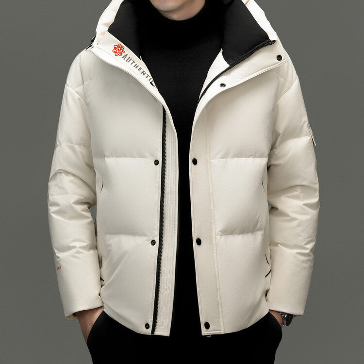 Herren moderne, wattierte Winterjacke Echoarchiv