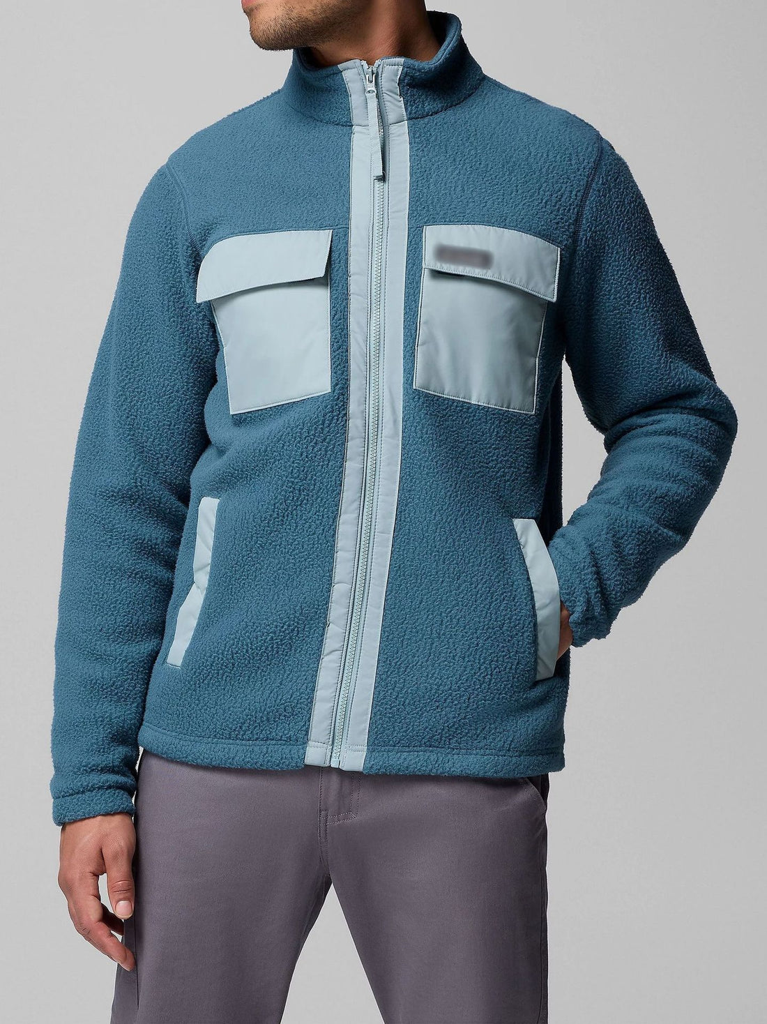 Herren Fleecejacke mit praktischen Taschen – Taviero