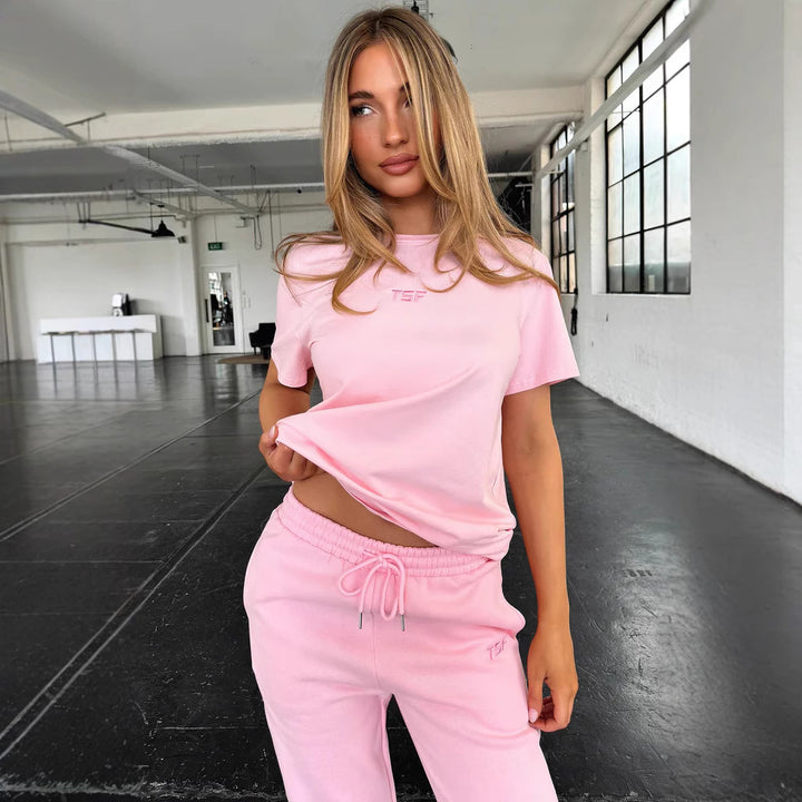 Damen trendiges T-Shirt mit lässigem Schnitt und hochwertigem Baumwollmaterial Echo Archiv