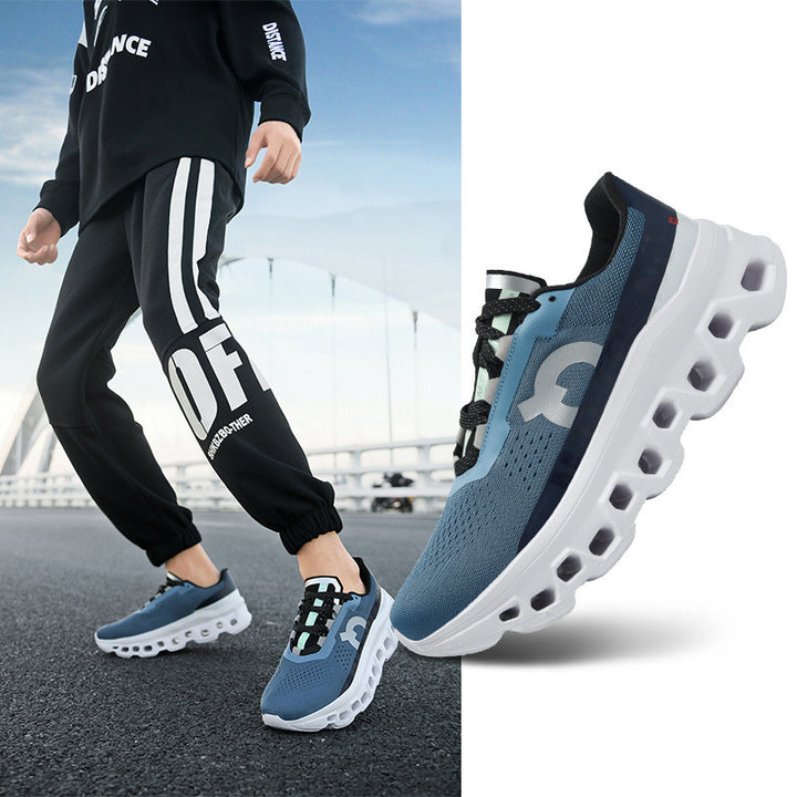 Unisex Atmungsaktive Plateausneaker mit wabenstrukturierter Dämpfung Echoarchiv