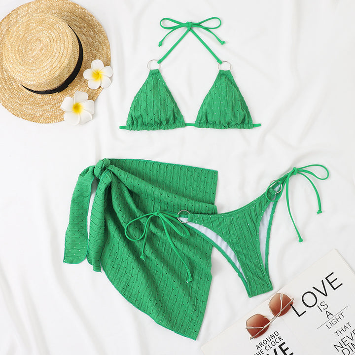 Damen Triangel Bikini-Set mit schickem Wickelrock Echo Archiv