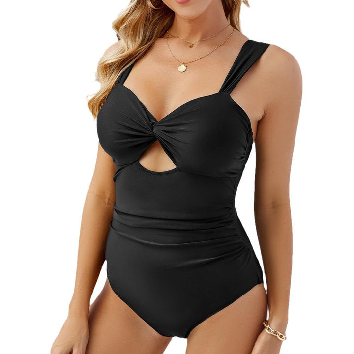 Damen Eleganter Badeanzug mit schickem Twist-Detail Echo Archiv