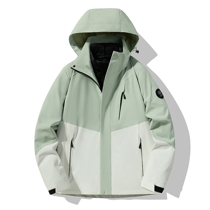 Herren Dreifach kombinierbare Funktionsjacke mit abnehmbarer Steppweste Echoarchiv