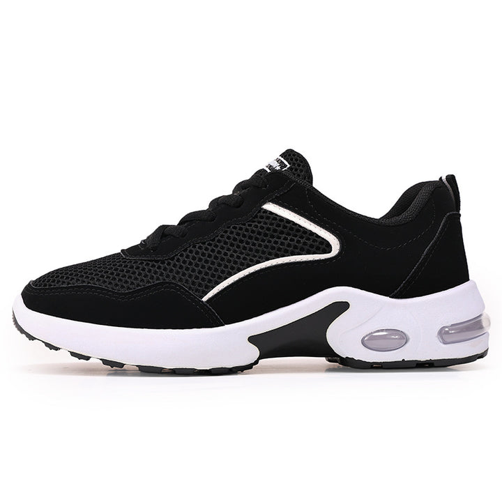 Damen nan atmungsaktive Laufsneaker mit sichtbarer Luftkissen-Dämpfung und gepolstertem Fersenbereich Echo Archiv
