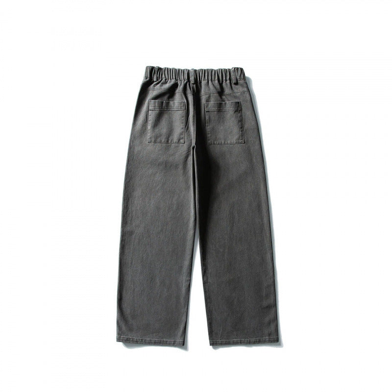 Damen Wide‑Leg Jeanshose aus robustem Denim mit elastischem Bund Echo Archiv