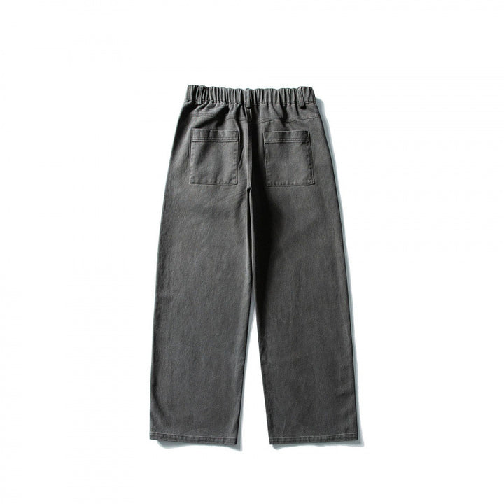Damen Wide‑Leg Jeanshose aus robustem Denim mit elastischem Bund Echo Archiv