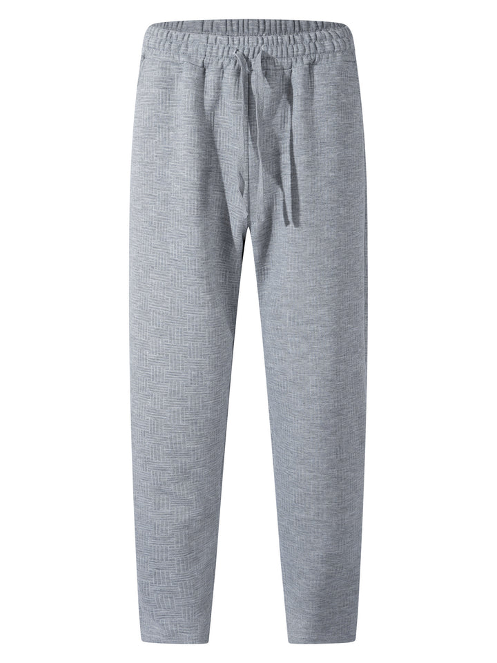 Herren Sportliche Freizeithose mit innovativem Strukturdesign und elastischem Bund Echoarchiv