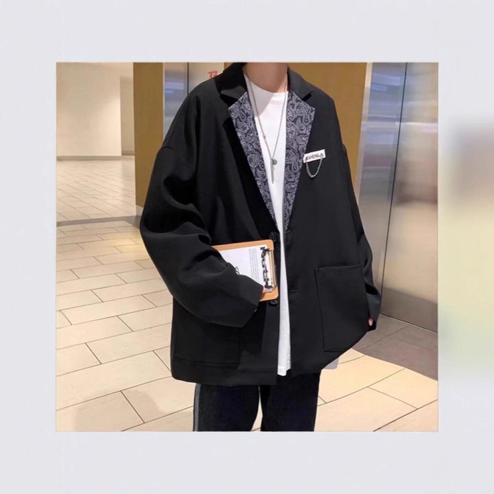 Damen Modischer Blazer mit Paisleymuster Echoarchiv