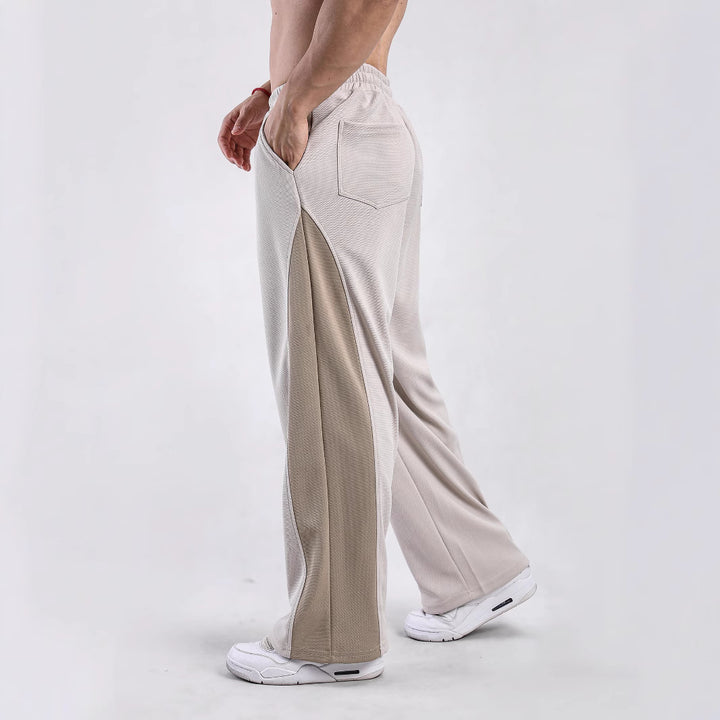 Herren Sportliche Freizeithose mit seitlichen Belüftungsöffnungen und elastischem Bund Echoarchiv